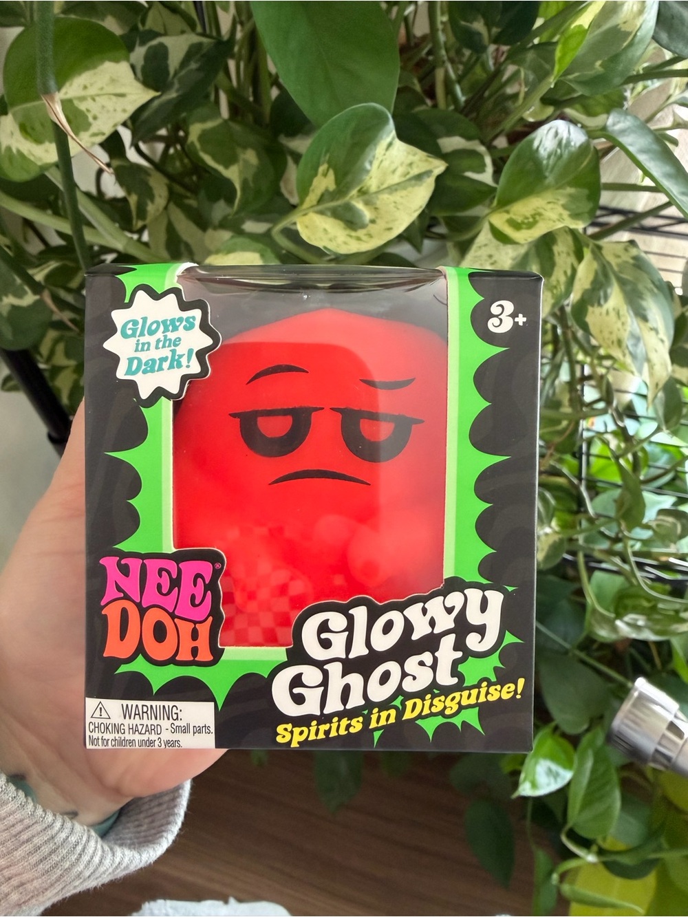 Aldi Glowy Ghost Halloween Needoh Squishy